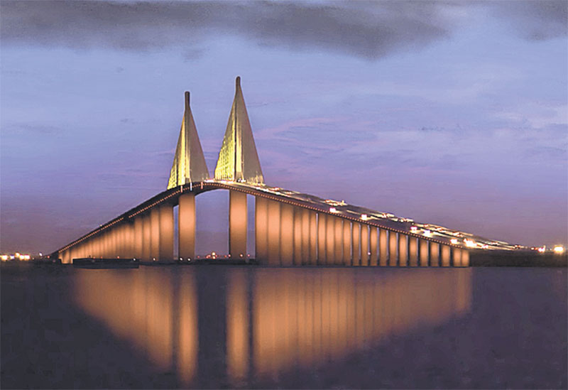 Illuminating Florida's 'flagship' Sunshine Skyway Bridge - Anna Maria  Island News