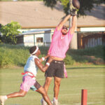 Adult football playoffs, Part 1, golf and horseshoe winners